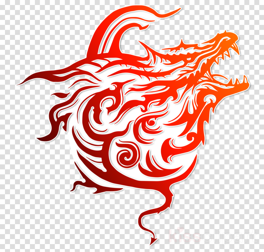 Dragon Logo Transparent Clipart Chinese Dragon Symbol - Draconic Coat Of Arms (900x860), Png Download
