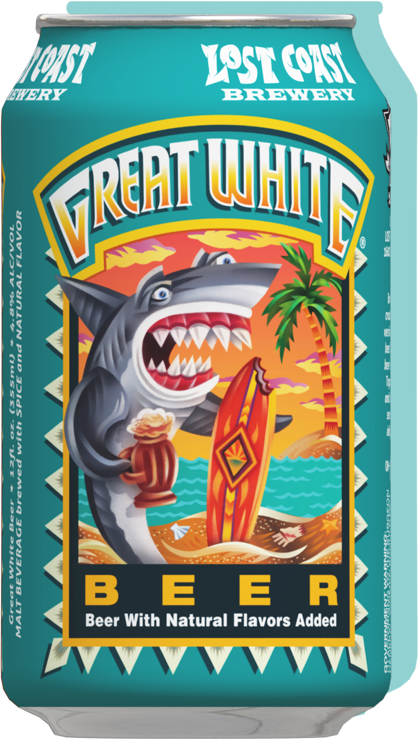 Lost Coast Great White Can (900x2550), Png Download