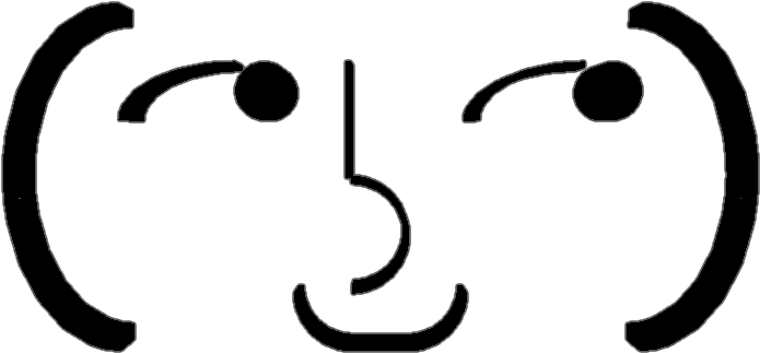 A Lenny Face I Made (768x768), Png Download