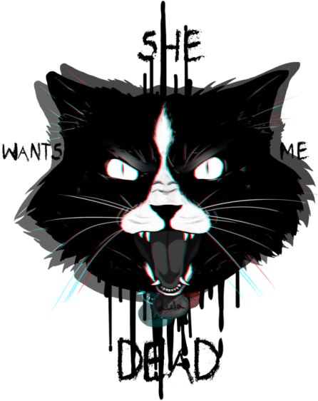 Yay New Cats On My Redbubble Hope You Will Like Them - Lula She Wants Me Dead (500x643), Png Download
