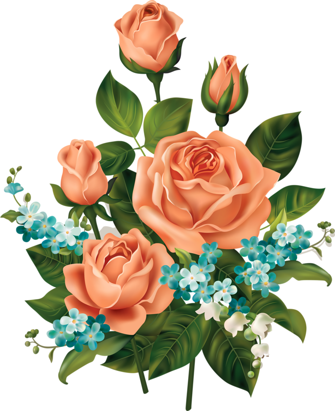 Фотки Flores Vintage, Pintura Textil, Pintura En Tela, - Imagenes De Rosas En Png (652x800), Png Download
