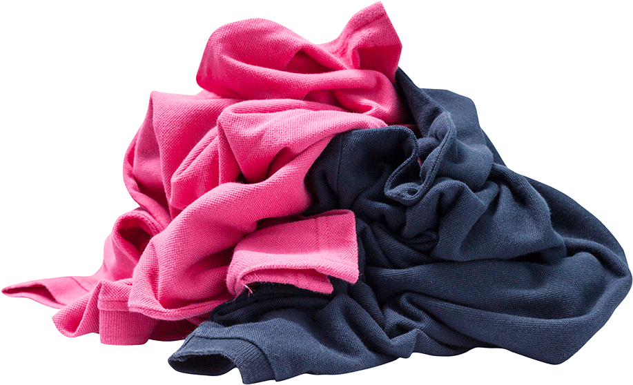 A Pile Of Pink And Blue Laundry Items - Industry (1000x1000), Png Download