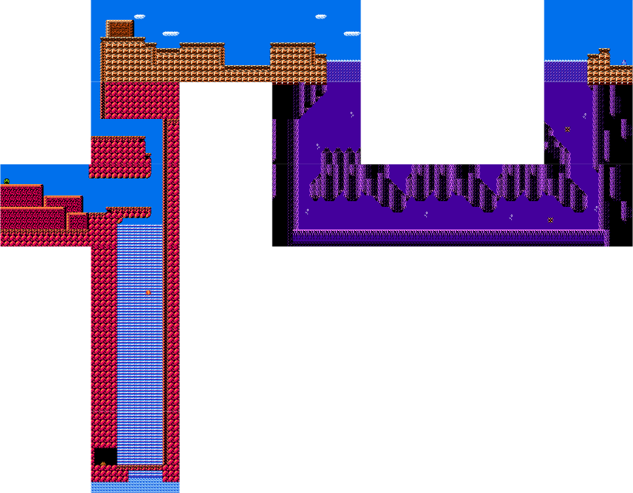 Clash At Demonhead Nes Map Route 37 (894x696), Png Download