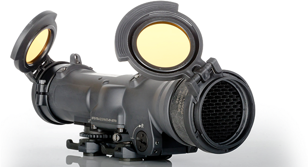 Clear Flip Covers Tbx - Elcan Specter Dr Cover (1200x362), Png Download