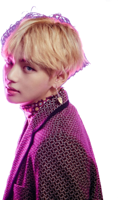 Taehyung Wings Png - Kim Taehyung Lockscreen Hd (600x714), Png Download