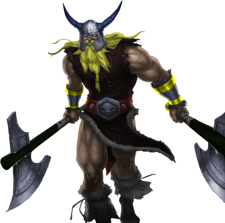 Olaf Lol Png - League Of Legends Olaf (734x717), Png Download