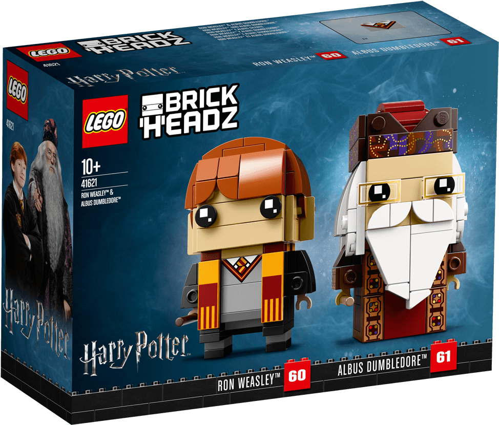 Ron Weasley™ & Albus Dumbledore™ - Lego Brickheadz Captain Armando Salazar 41594 (1488x838), Png Download