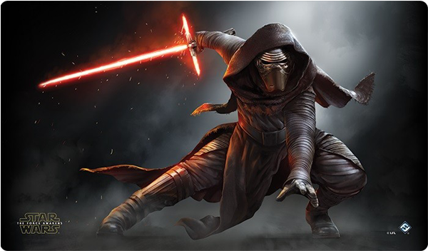 Starwars Playmat Forceawakens Kyloren - Kylo Ren Fantasy Flight (600x600), Png Download