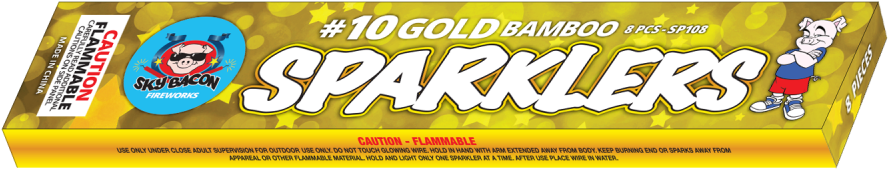 #10 Gold Sparkler Bamboo (1000x1000), Png Download