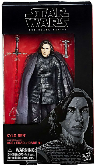 Star Wars The Last Jedi - Star Wars Black Series Kylo Ren (600x600), Png Download