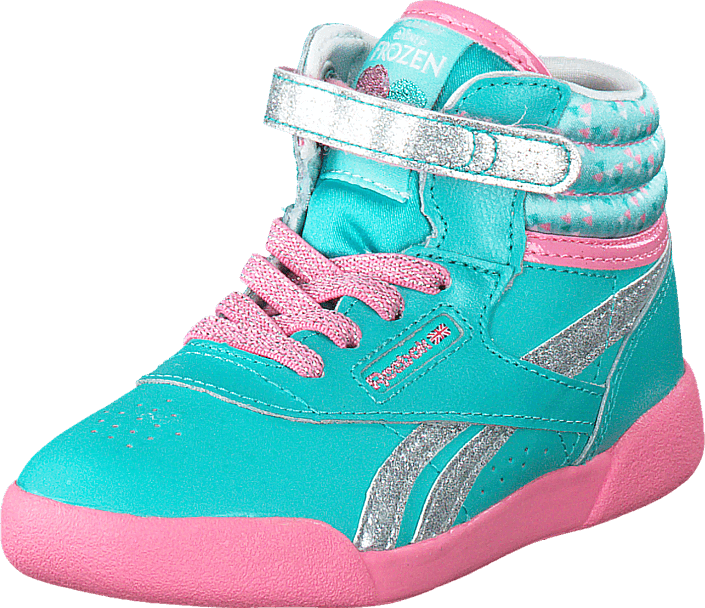 Frozen F/s Hi Aqua Faze/silvr/pixie Pnk (705x608), Png Download