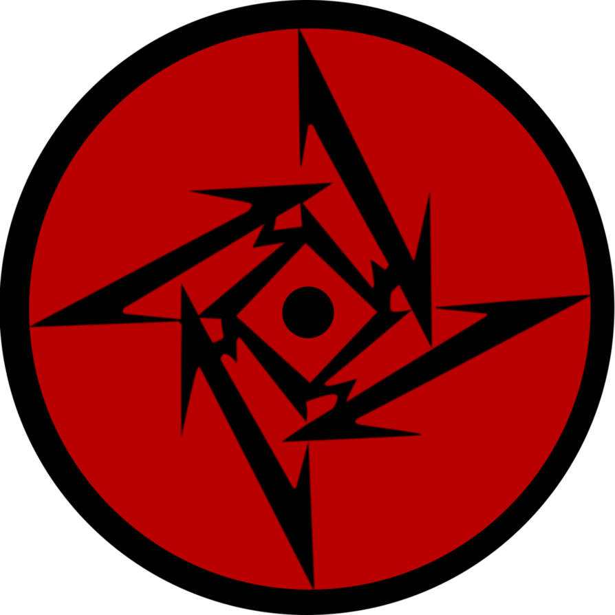 Metallica Mangekyo Sharingan By Wolblade-da3vpfr - Uchiha Symbol (894x894), Png Download