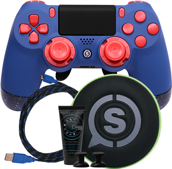 Scuf Cable Usb Ps4/xbox One (3m) Blue (600x600), Png Download