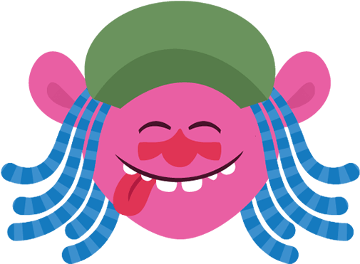 Emoji Trolls (600x600), Png Download