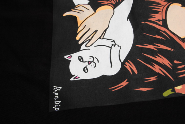 Ripndip Lord Nermal Lisa Pocket T-shirt - Ripndip (600x600), Png Download