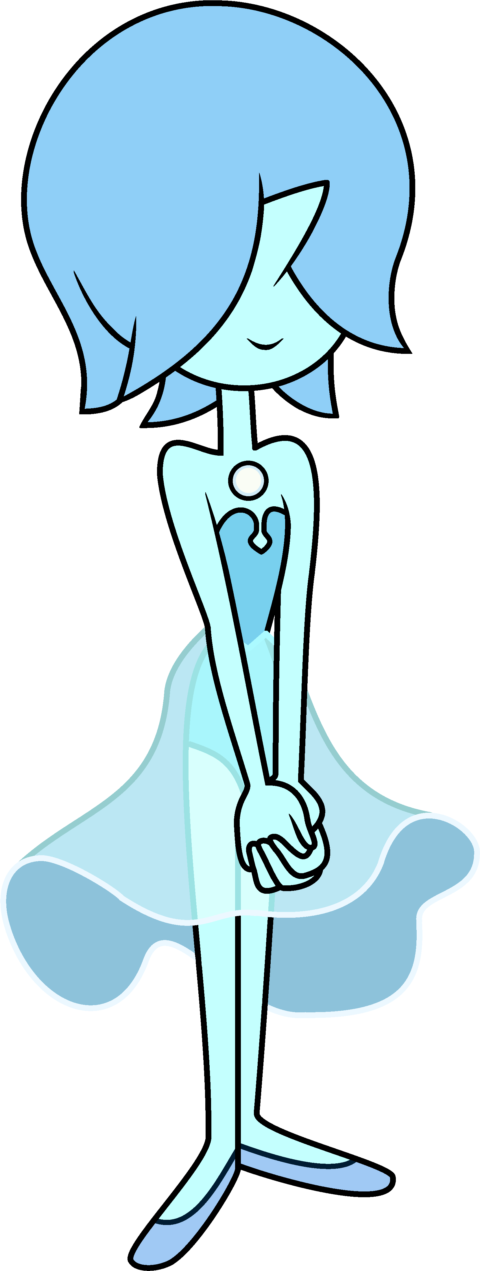 Blue Pearl - Blue Pearl Pearls Su (1884x4500), Png Download