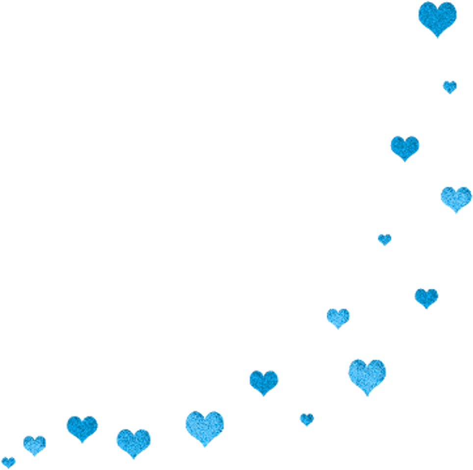 Corazones Png Color Azul (1024x1024), Png Download