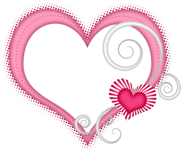 Coeur,tube,png - Peach Heart Png (600x513), Png Download