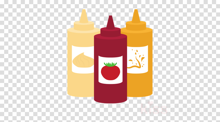 Download Vector Graphics Clipart Ketchup Clip Art Hamburger - Clip Art (900x500), Png Download