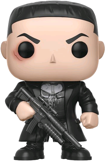 Punisher Pop Vinyl Figure - Funko Pop Punisher (600x600), Png Download
