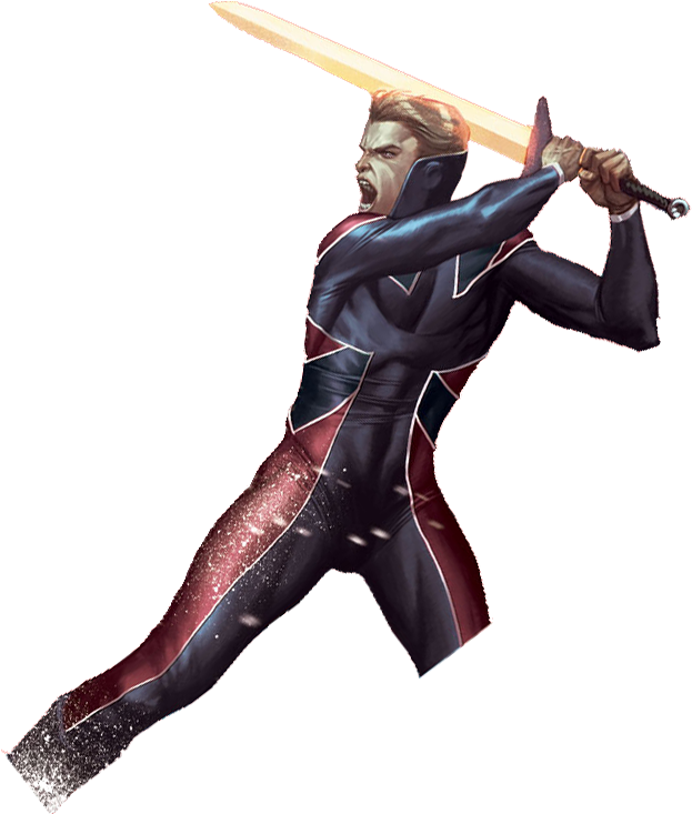 Kid Briton Brian Braddock (636x732), Png Download