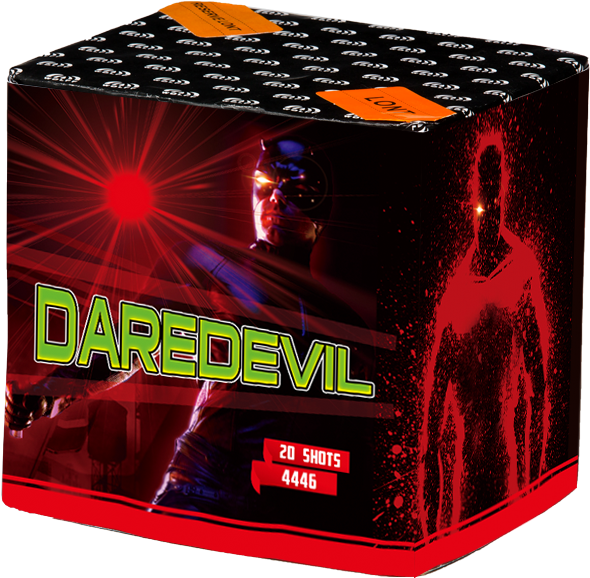 Wolff Daredevil - Fireworks (606x582), Png Download