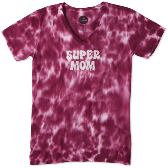 Women's Super Mom Crusher Vee - Active Shirt (570x570), Png Download