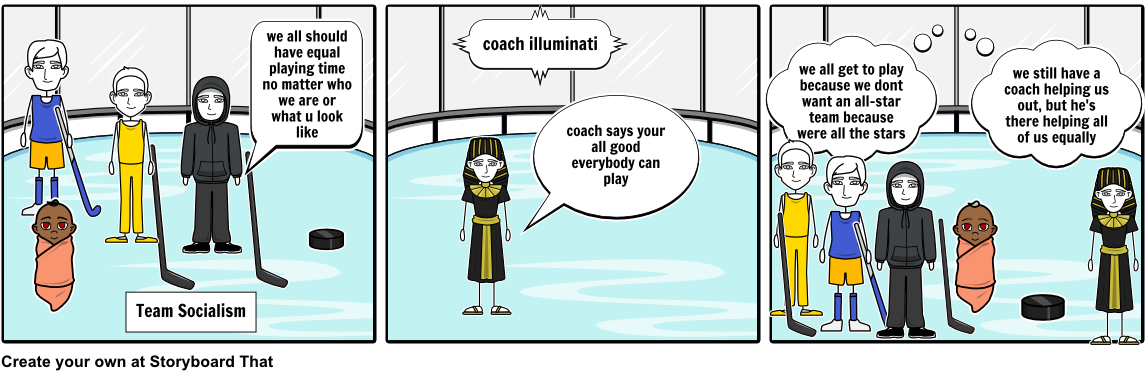 Socialism Team - Cartoon (1164x385), Png Download