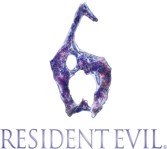 Resident Evil 6 Reveals Official Logo And Finalized - Resident Evil 6 Title (600x532), Png Download