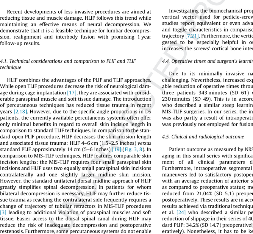 A 30-40 Mm Dorsal Midline Incision Serves For Decompression, - Document (850x786), Png Download