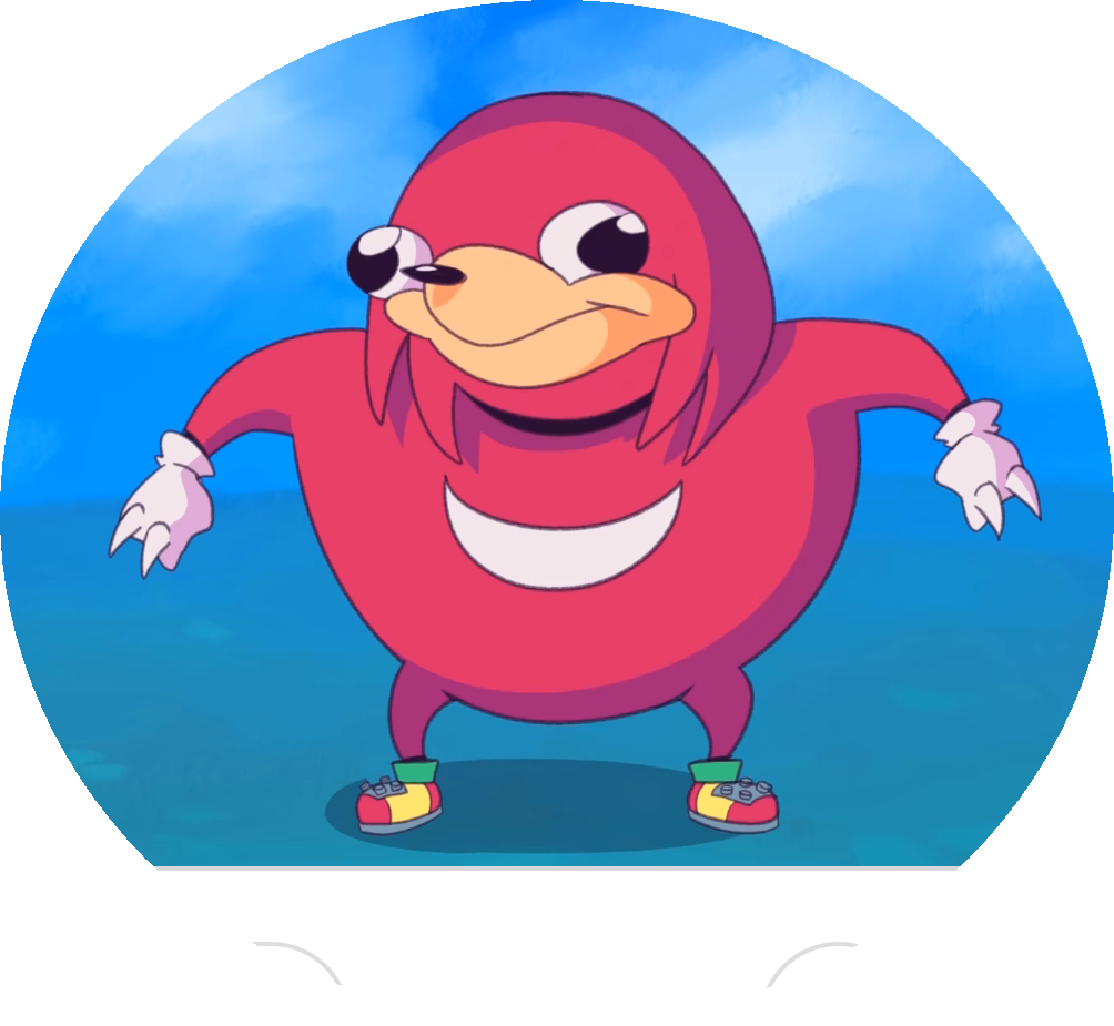Ugandan Knuckles Fuck You (1004x925), Png Download