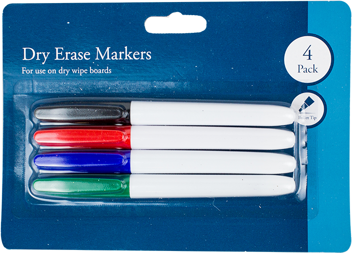 Dry Eraser Markers (800x620), Png Download