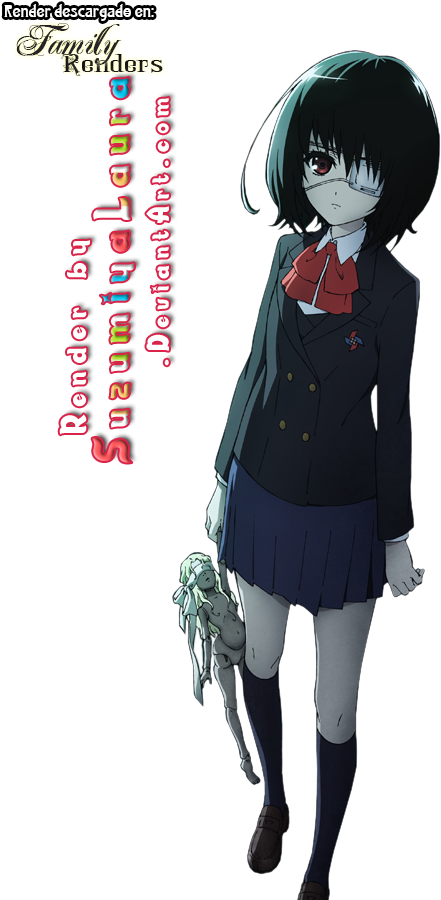 Another Anime (485x903), Png Download