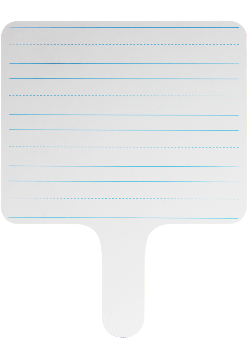 Two-sided Dry Erase Rectangular Writing Paddle - Ice Cream (1000x1137), Png Download