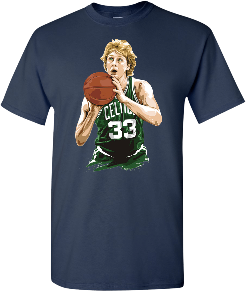 Larry Bird Boston Celtics T-shirt - Chris Stapleton From A Room : Volume 2 - T-shirt, Sock, (1155x1155), Png Download