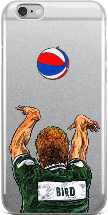 Larry Legend "3 Point Contest" Iphone Case - Iphone 7 Clear Case Ultra Thin Tpu Cover Protective (1000x1000), Png Download