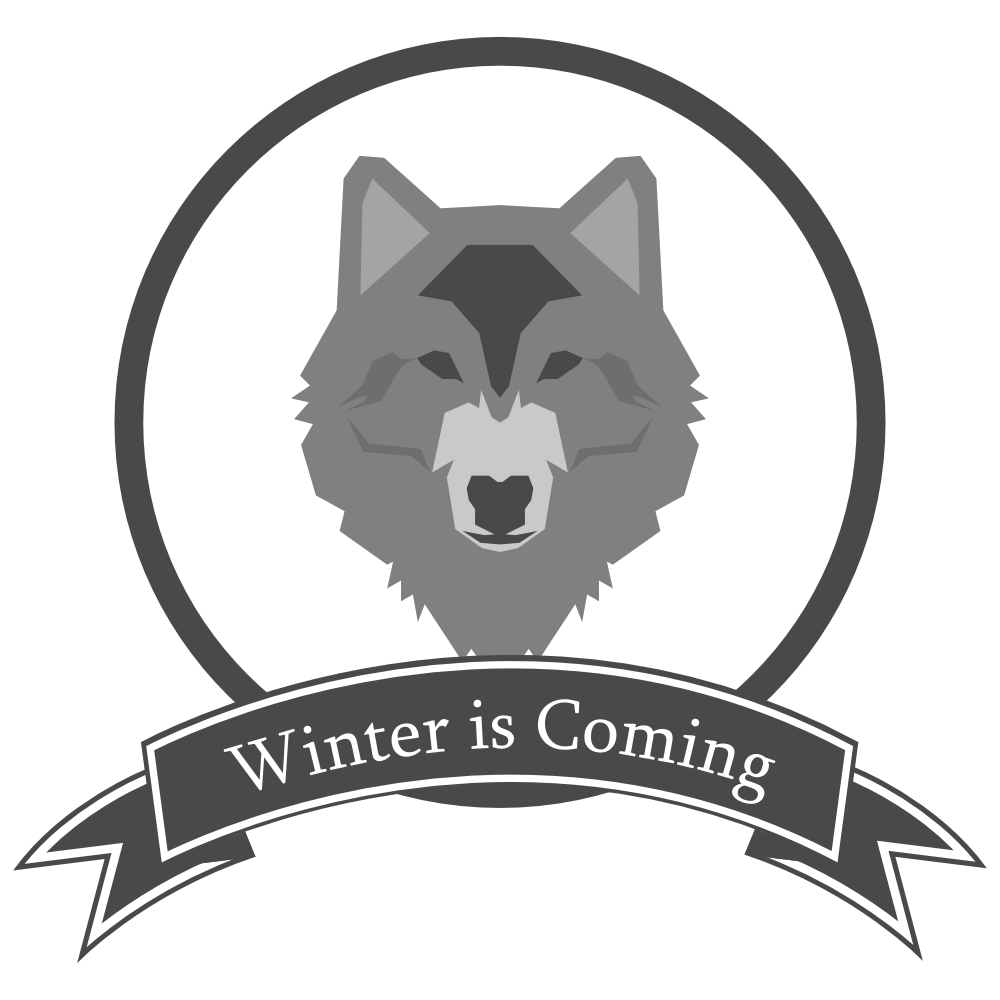 House Stark, The Games, Game Of Thrones - House Stark Logo Png (1000x1000), Png Download