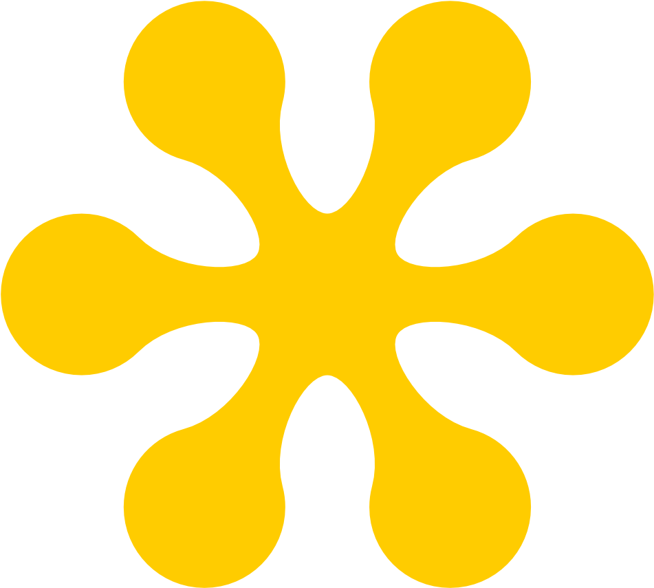 Yellow Flower Clip Art - Clip Art 70's Flowers (999x990), Png Download