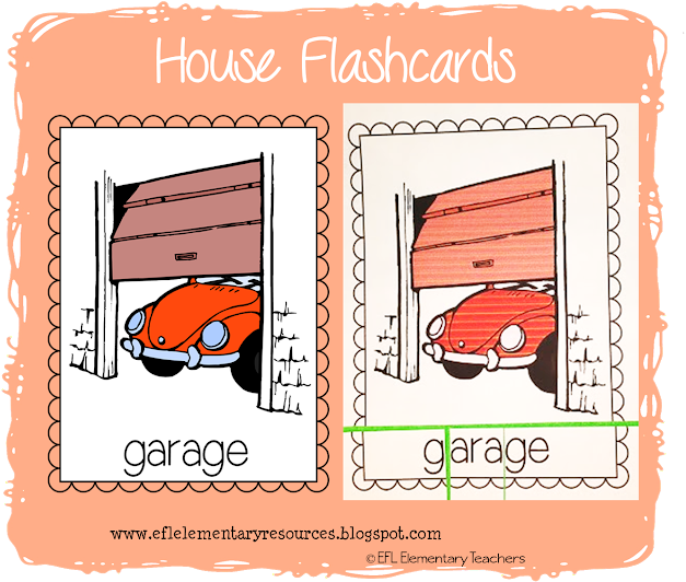 If You Place Each Flashcard In A Plastic Sheet They - House (640x547), Png Download