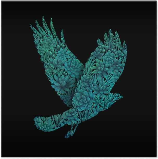 Blue De Fil Gouvea Colab Gouveana Tags - Redbubble Blue Bird Scarf (800x800), Png Download
