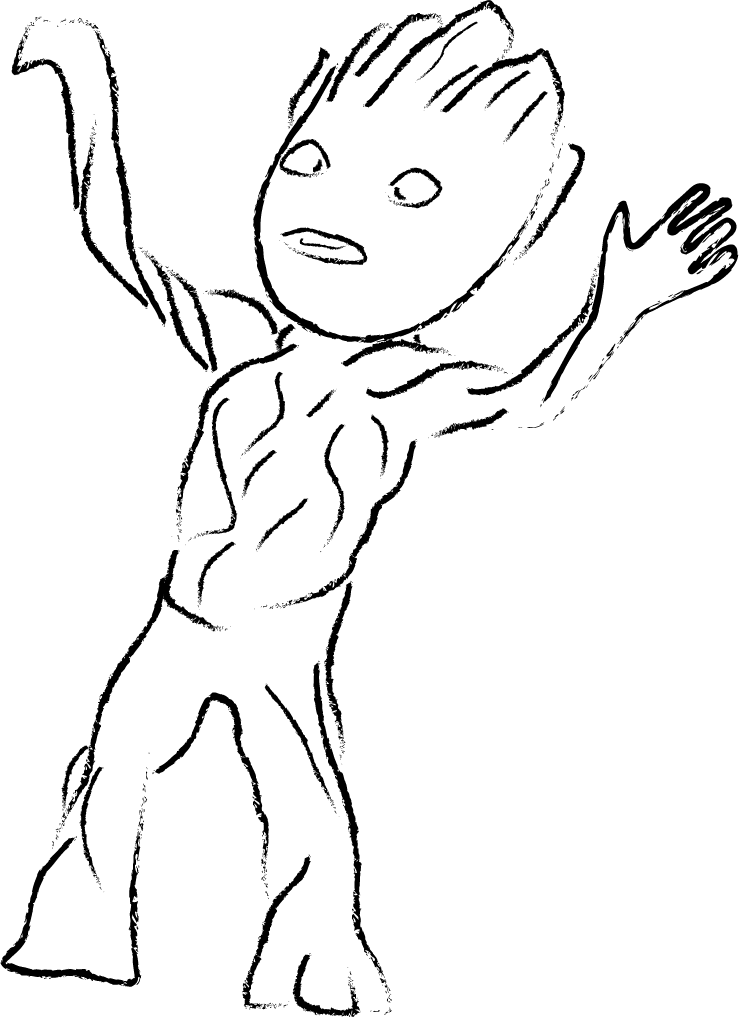 Line Art (739x1017), Png Download