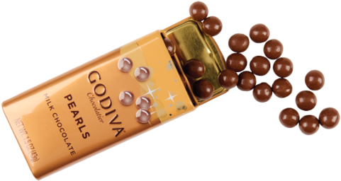 Milk Chocolate Pearls 43g - Chocolate (600x600), Png Download