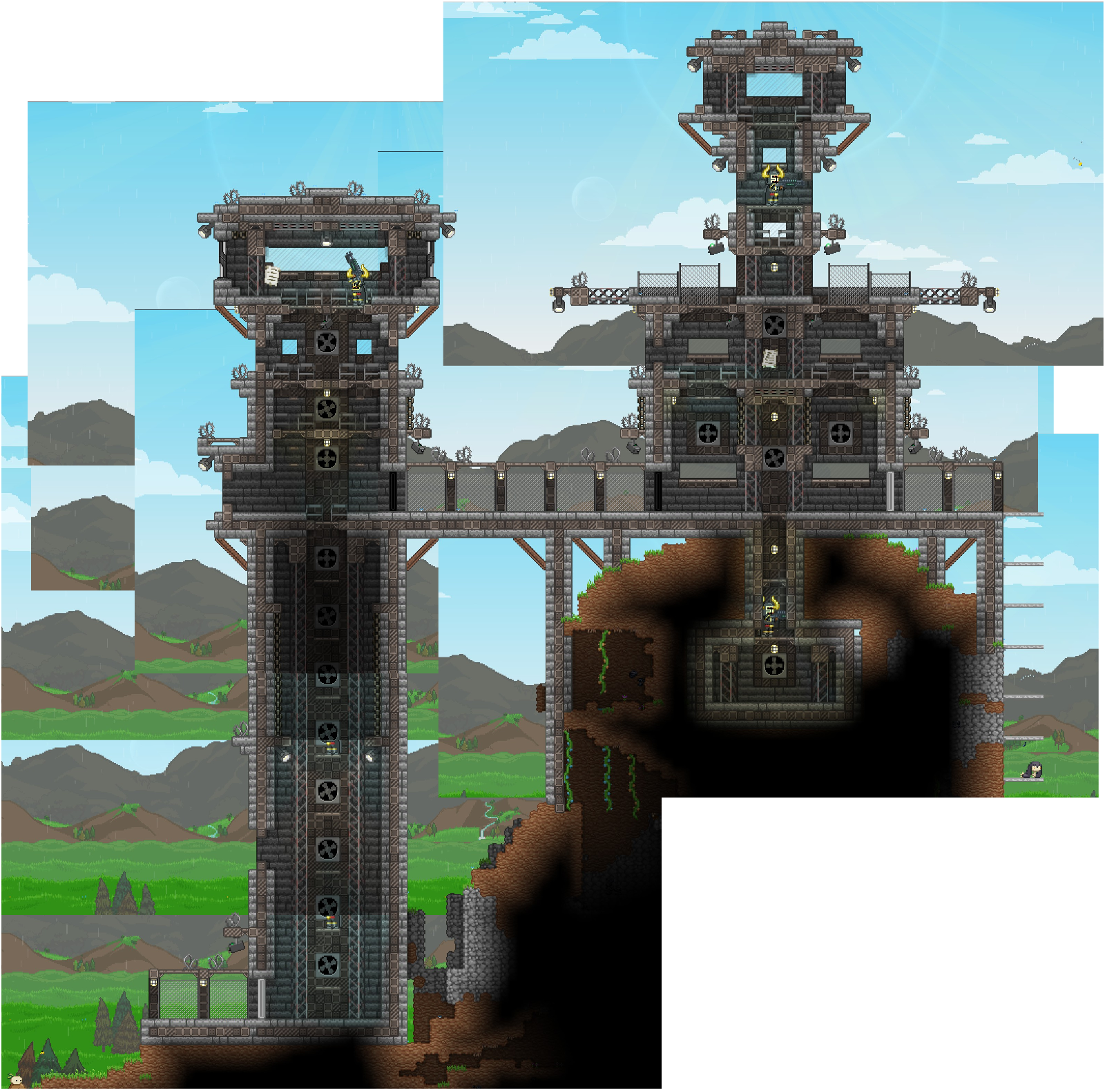 Surveillance Prison Towers - Prison Towers (1600x1580), Png Download