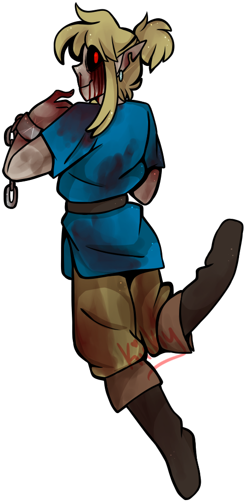 Fuck Me Platonically Ben But Hes 117 This Time - Ben Drowned Botw (725x1130), Png Download