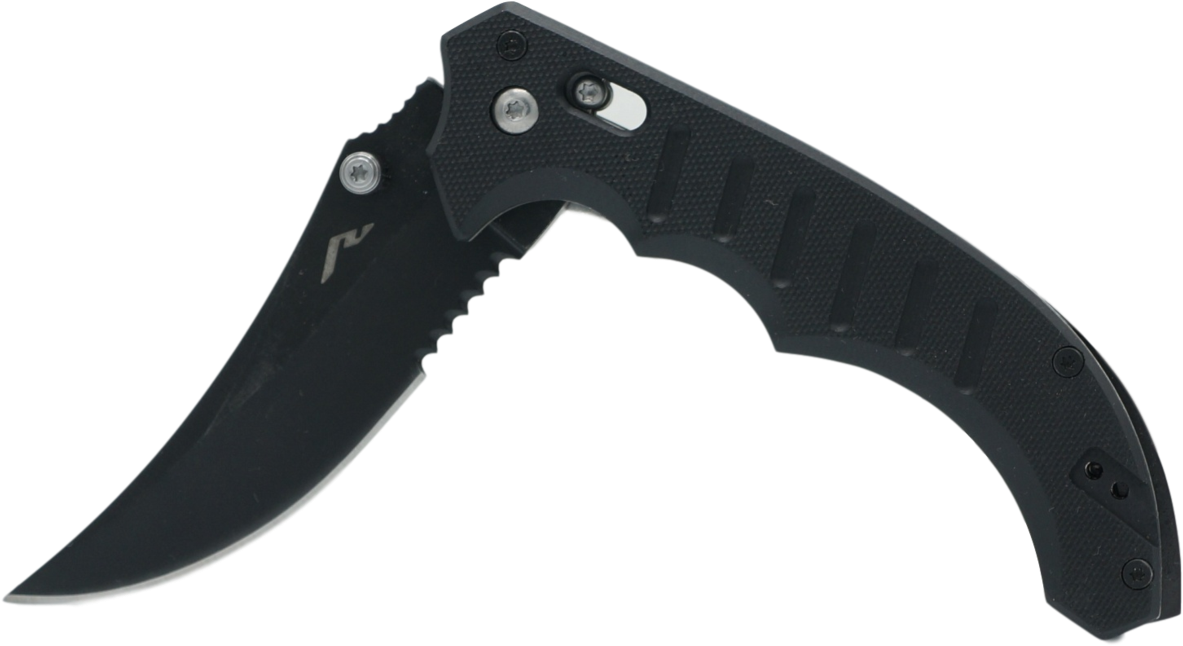 Black Flip Knife - Flip Knife (2048x1359), Png Download