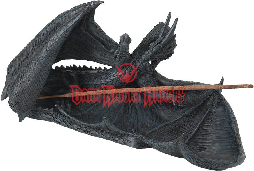 Dragon Wings Incense Burner - False Dragon Incense Burner - 4" X 10" (874x874), Png Download