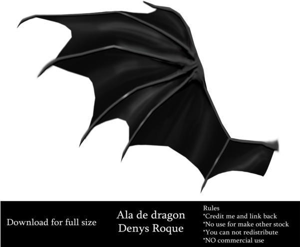 Alas De Dragon Png (600x527), Png Download