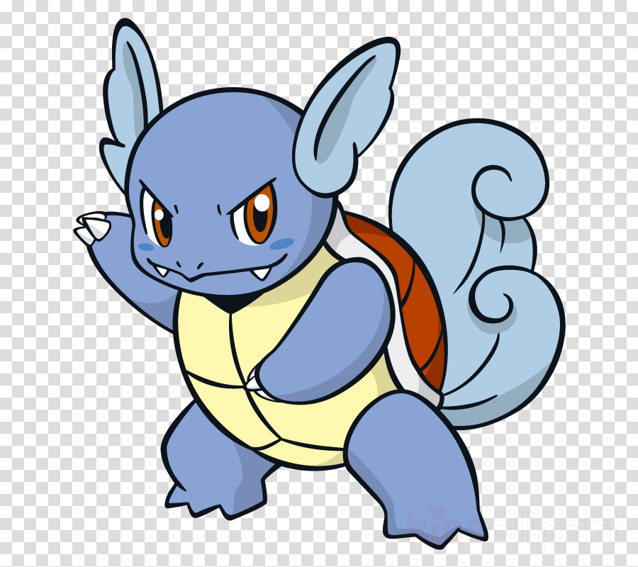 Squirtle Wartortle Blastoise Clipart Wartortle Squirtle - Pokemon Wartortle (900x800), Png Download