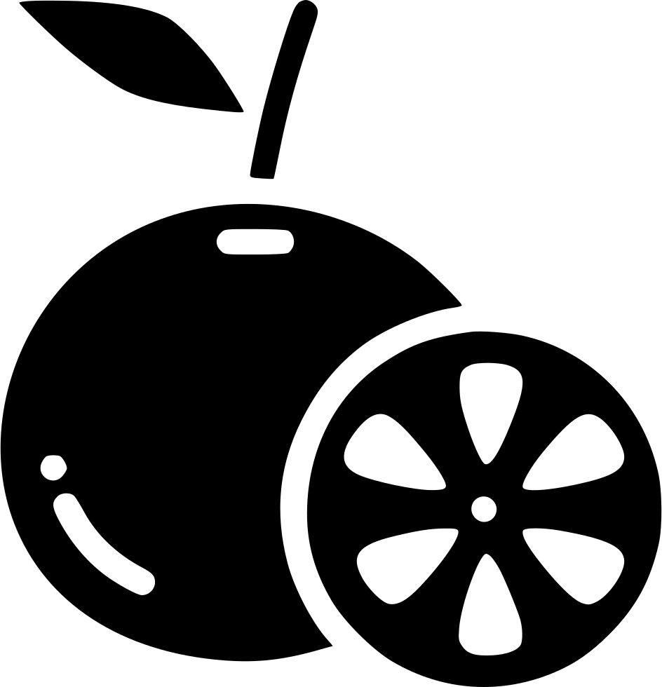 Png File Svg - Orange Fruit Icon Png (944x980), Png Download