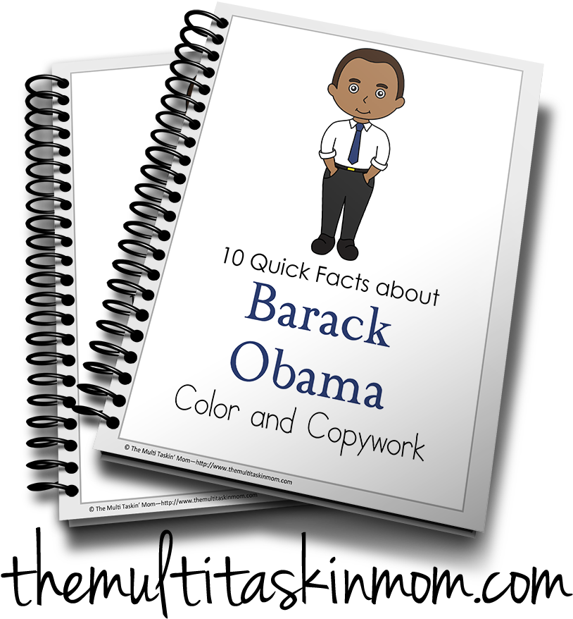 Barak Obama Color And Copywork - Income Tax School Certificate (900x983), Png Download